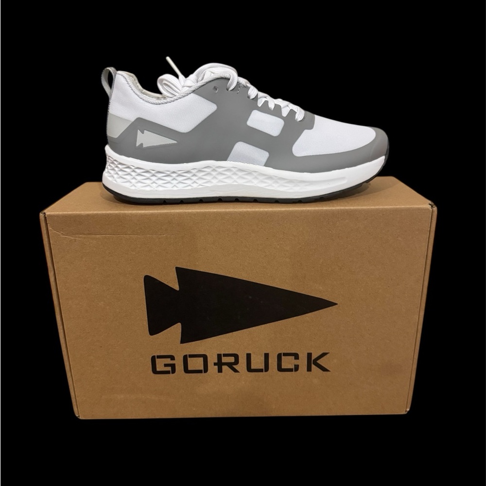 GORUCK ROUGH RUNNER WHITE  SPEED GREY RAVEN MENS SHOES